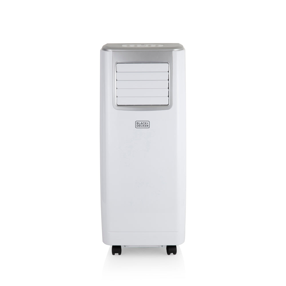 Black & Decker BXAC40008GB 12,000 BTU Portable 3-in-1 Air Conditioner,  Dehumidifier & Cooling Fan, White