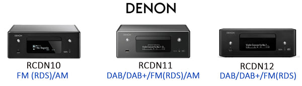 Decoding Denon CEOLs: A Comparison of RCDN10, RCDN11, and RCDN12