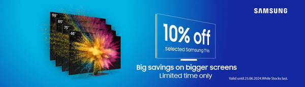 Unlock Exceptional Savings: 10% Off Selected Samsung TVs - electricshop.com