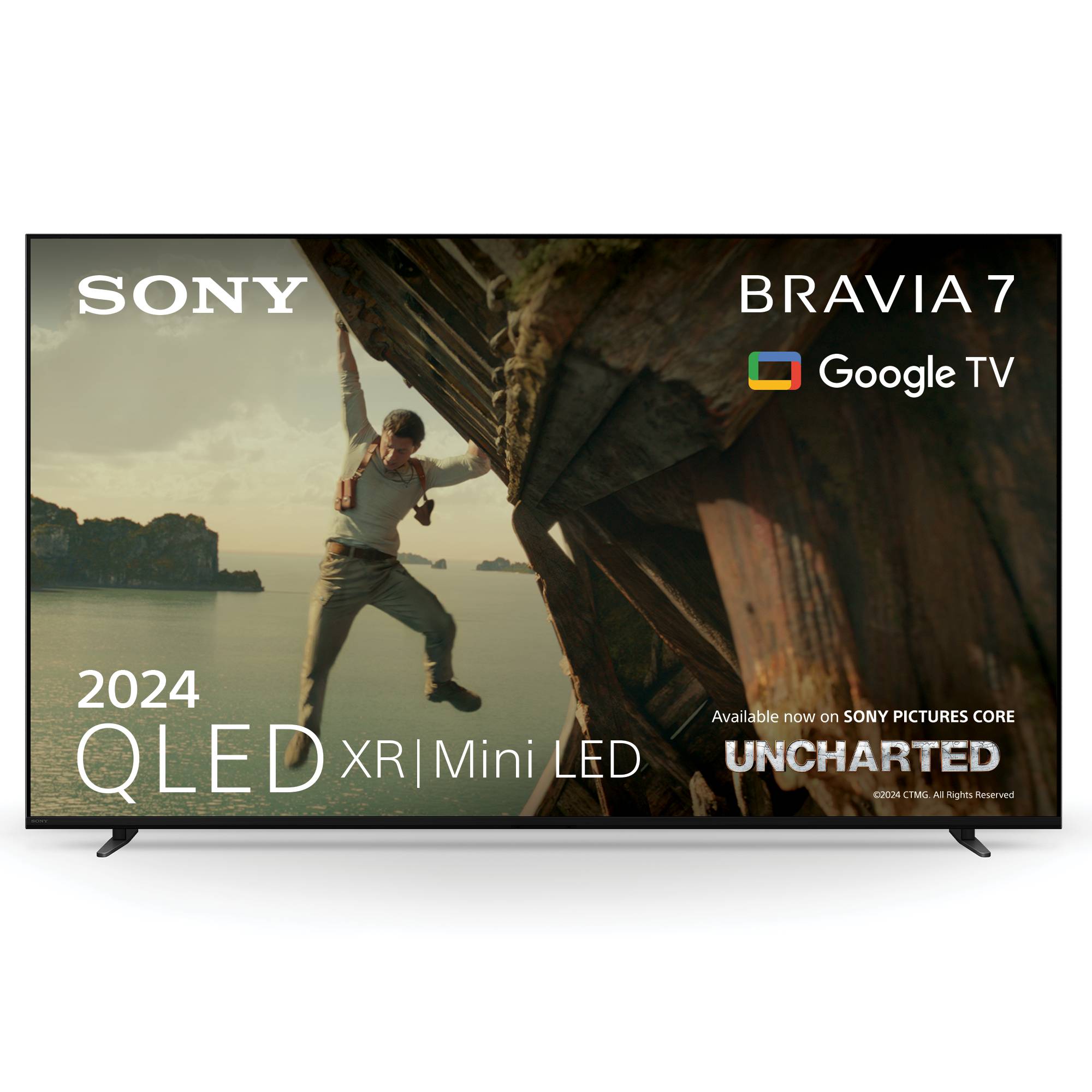 Sony K85XR70PU 85 Inch BRAVIA 7 4K QLED Mini LED Smart Google Bravia TV 2024