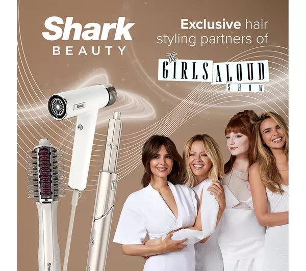 Shark HD440SLUK FlexStyle 5 in 1 Air Styler and Hair Dryer with Storage Case - Stone