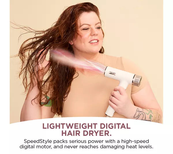 Shark HD352UK SpeedStyle RapidGloss Finisher & High-Velocity Hair Dryer with Storage Bag Silk Clearance