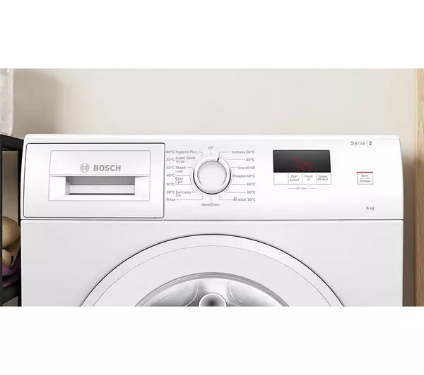 Bosch WGE03408GB Series 2 8kg 1400 Spin Washing Machine White