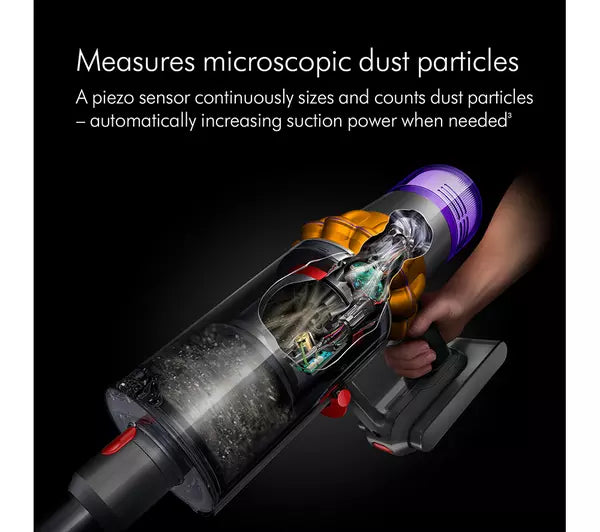 Dyson V15s Detect Submarine Wet and Dry Vacuum Cleaner - Yellow and Nickel