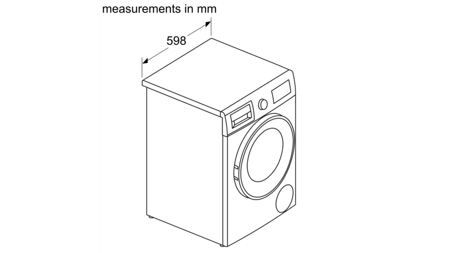 Bosch WNA134U8GB 8kg 5kg 1400 Spin Washer Dryer White