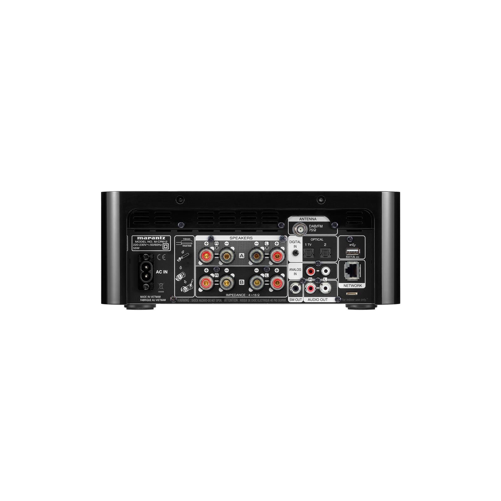 Marantz Melody X MCR612 Hifi Network System Black Ex-Display Clearance