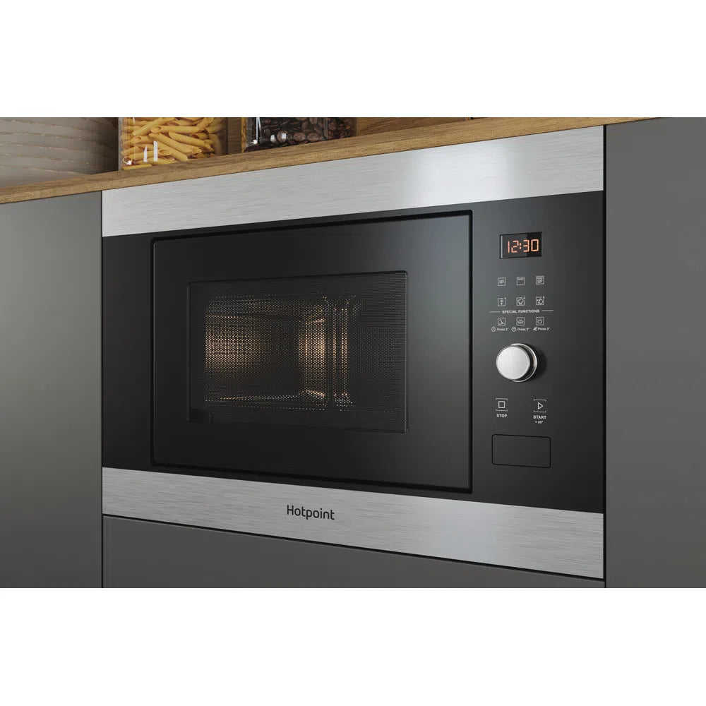 Hotpoint MF25GIXH Built In Microwave With Grill