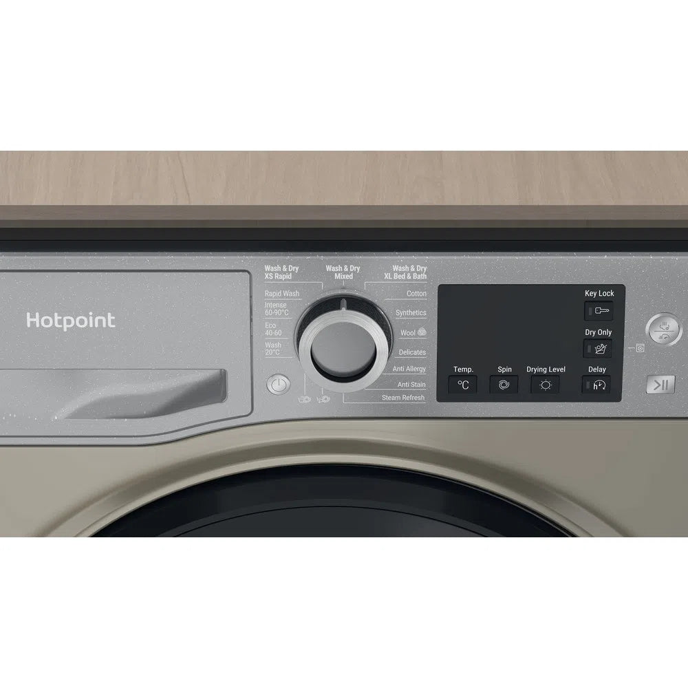 Hotpoint NDB8635GK 8+6kg 1400 Spin Washer Dryer Graphite