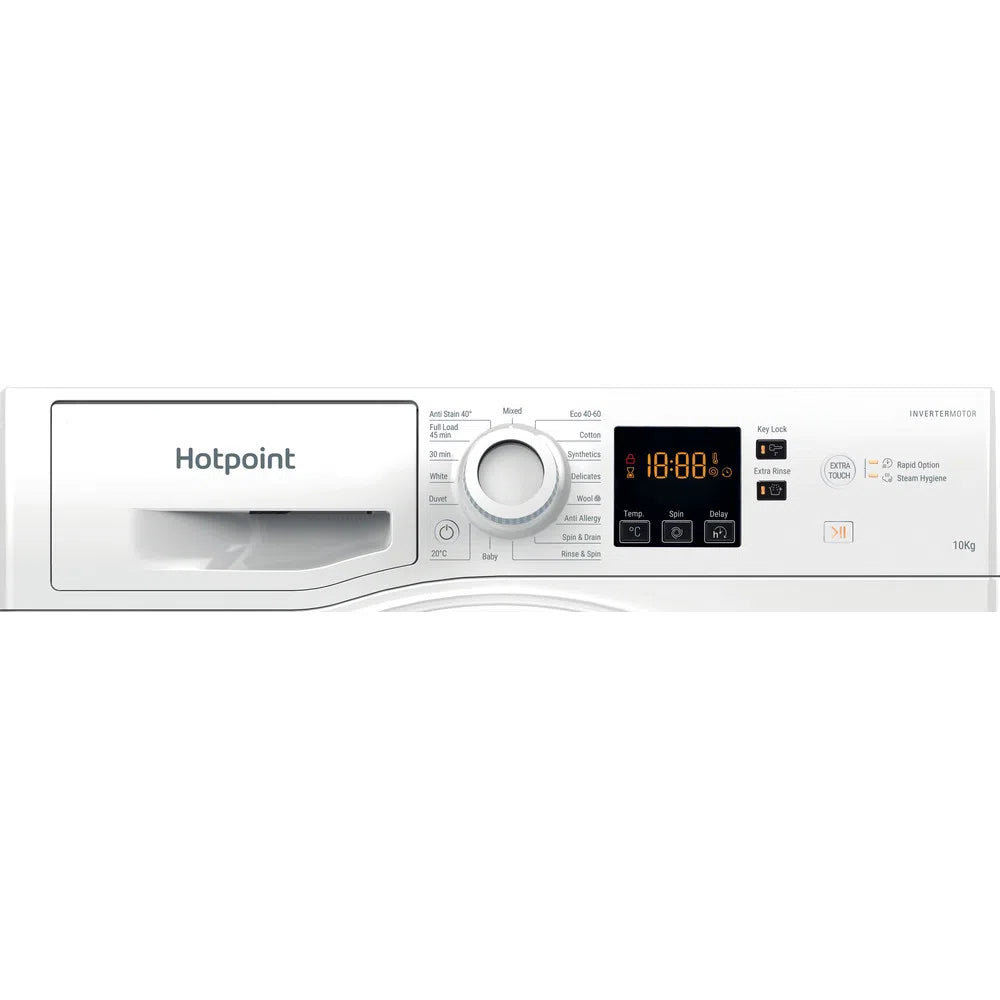 Hotpoint NSWM1045CWUKN 10kg 1400 Spin Washing Machine White