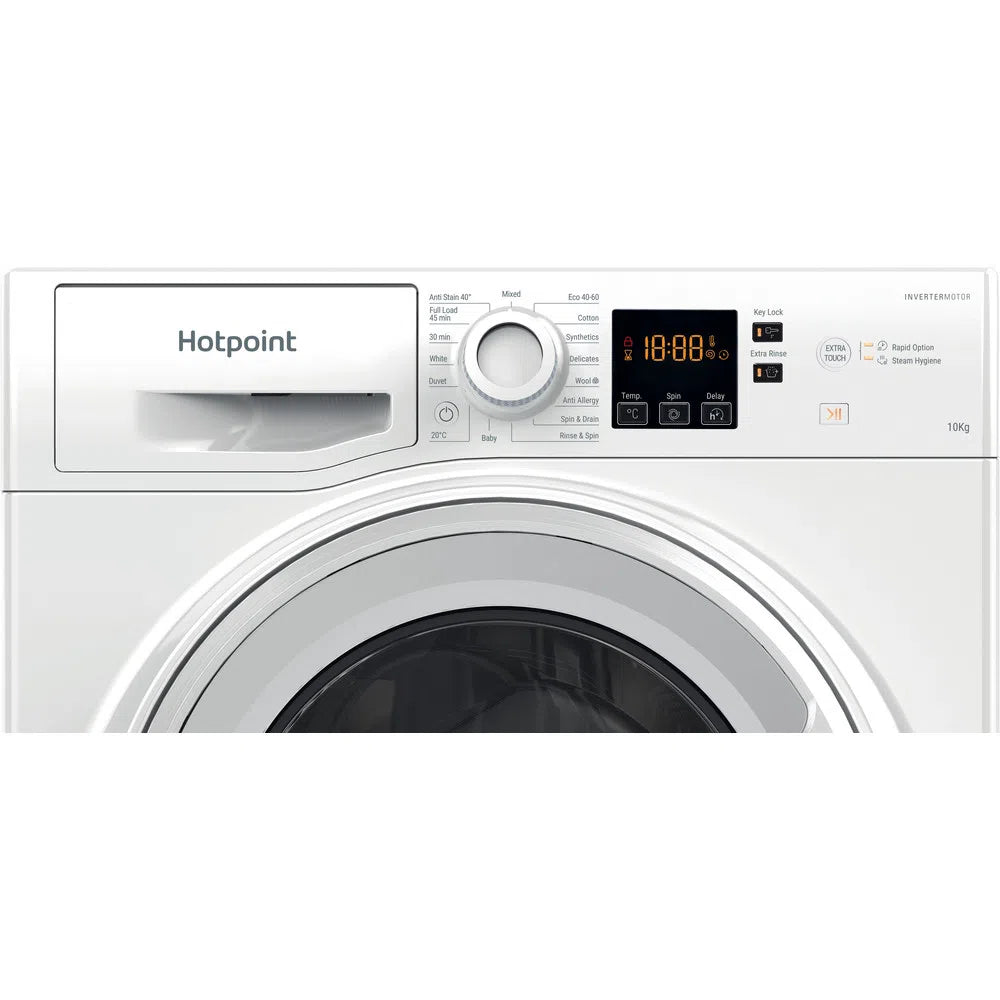 Hotpoint NSWM1045CWUKN 10kg 1400 Spin Washing Machine White