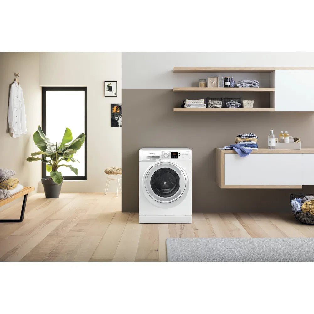 Hotpoint NSWM965CWUKN 9kg 1600 Spin Washing Machine White