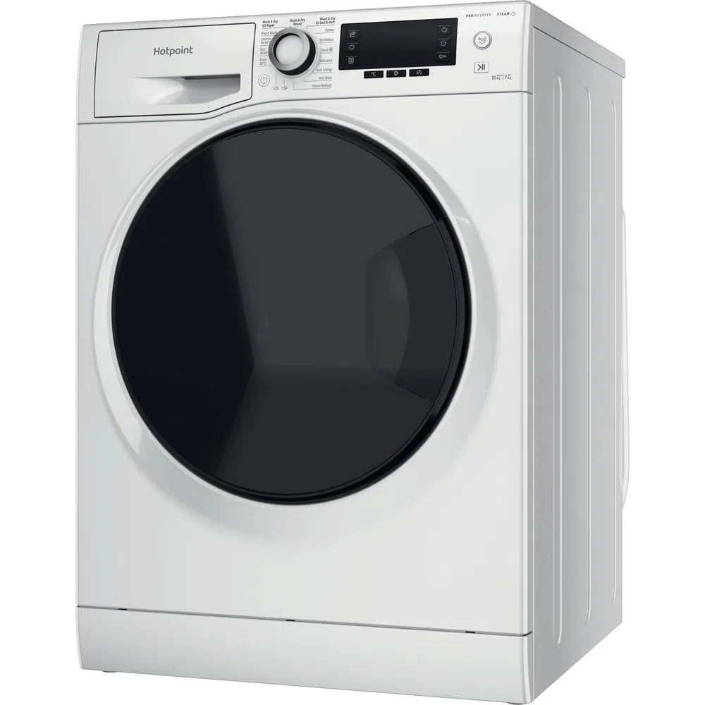 Hotpoint NDD10726DAUK 10+7kg 1400 Spin Washer Dryer White