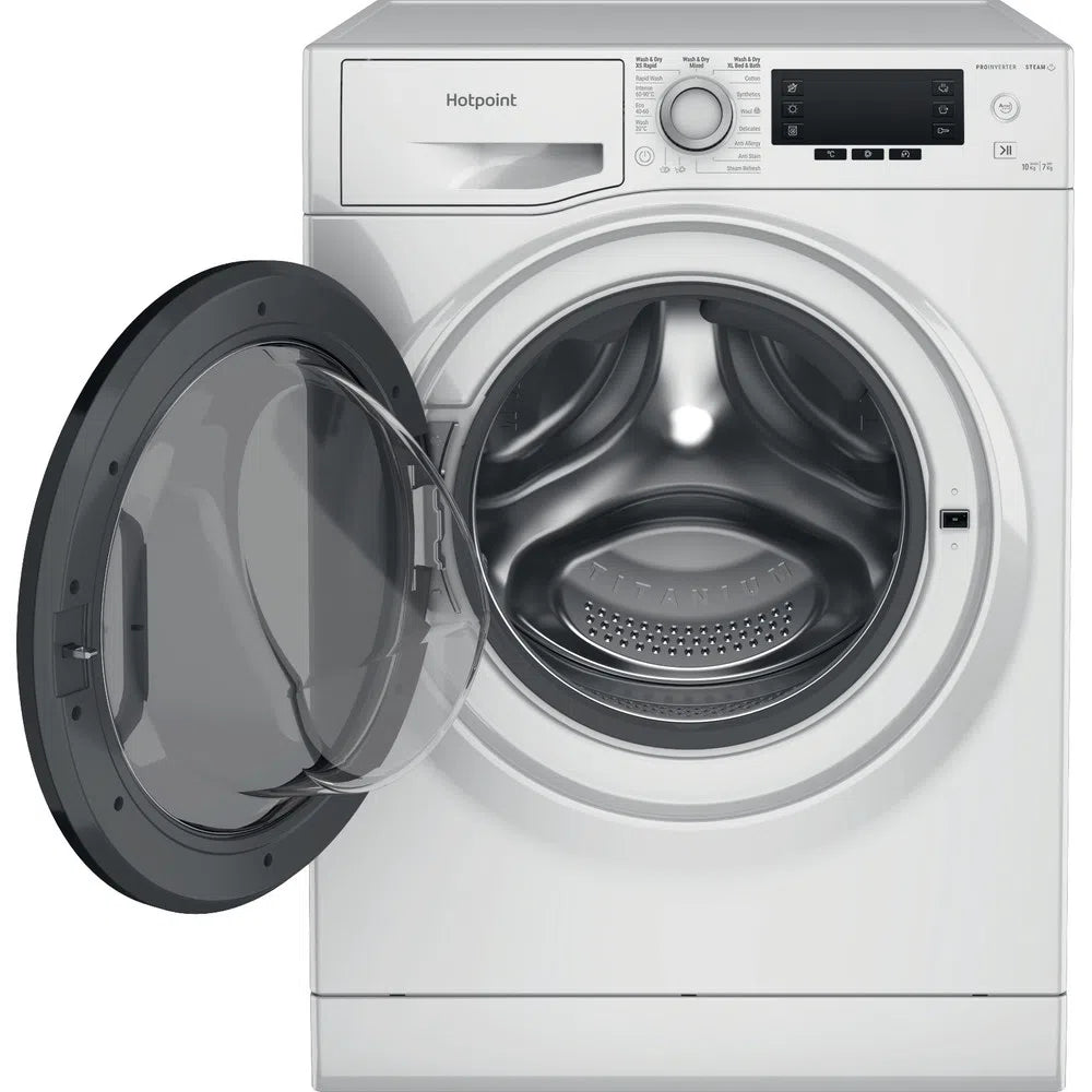 Hotpoint NDD10726DAUK 10+7kg 1400 Spin Washer Dryer White