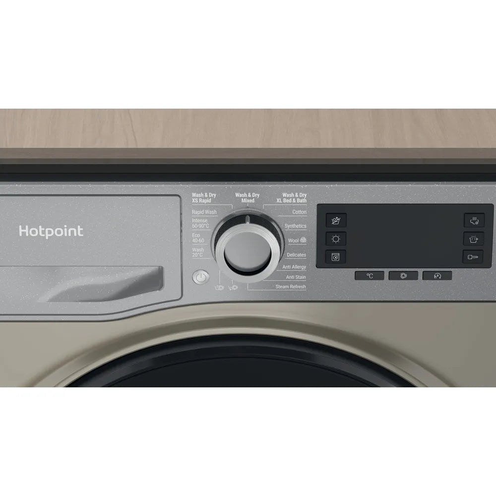 Hotpoint NDD10726GDA 10+7Kg 1400 Spin Washer Dryer Graphite