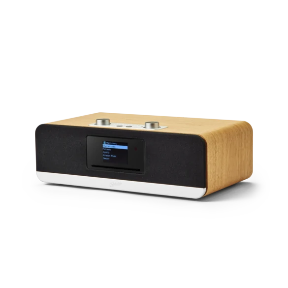 Roberts Stream 67L Bluetooth Sound System with CD Player and Internet DAB+ Radio - Natural Wood Ex-Display Clearance