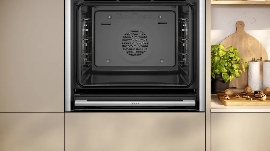 Neff B54CR31N0B N70 Slide and Hide Built-In Electric Single Oven Stainless Steel