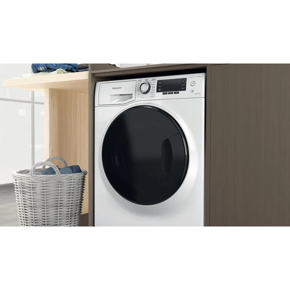 Hotpoint NDD10726DAUK 10+7kg 1400 Spin Washer Dryer White