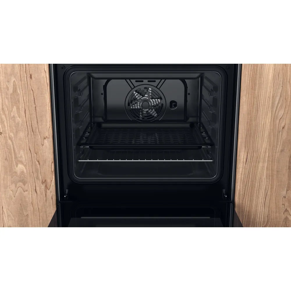 Hotpoint HS67V5KHX 60cm Single Electric Cooker with Ceramic Hob