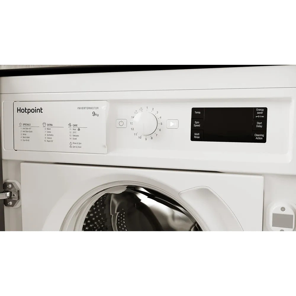 Hotpoint BIWMHG91485UK Integrated 9Kg 1400 Spin Washing Machine White