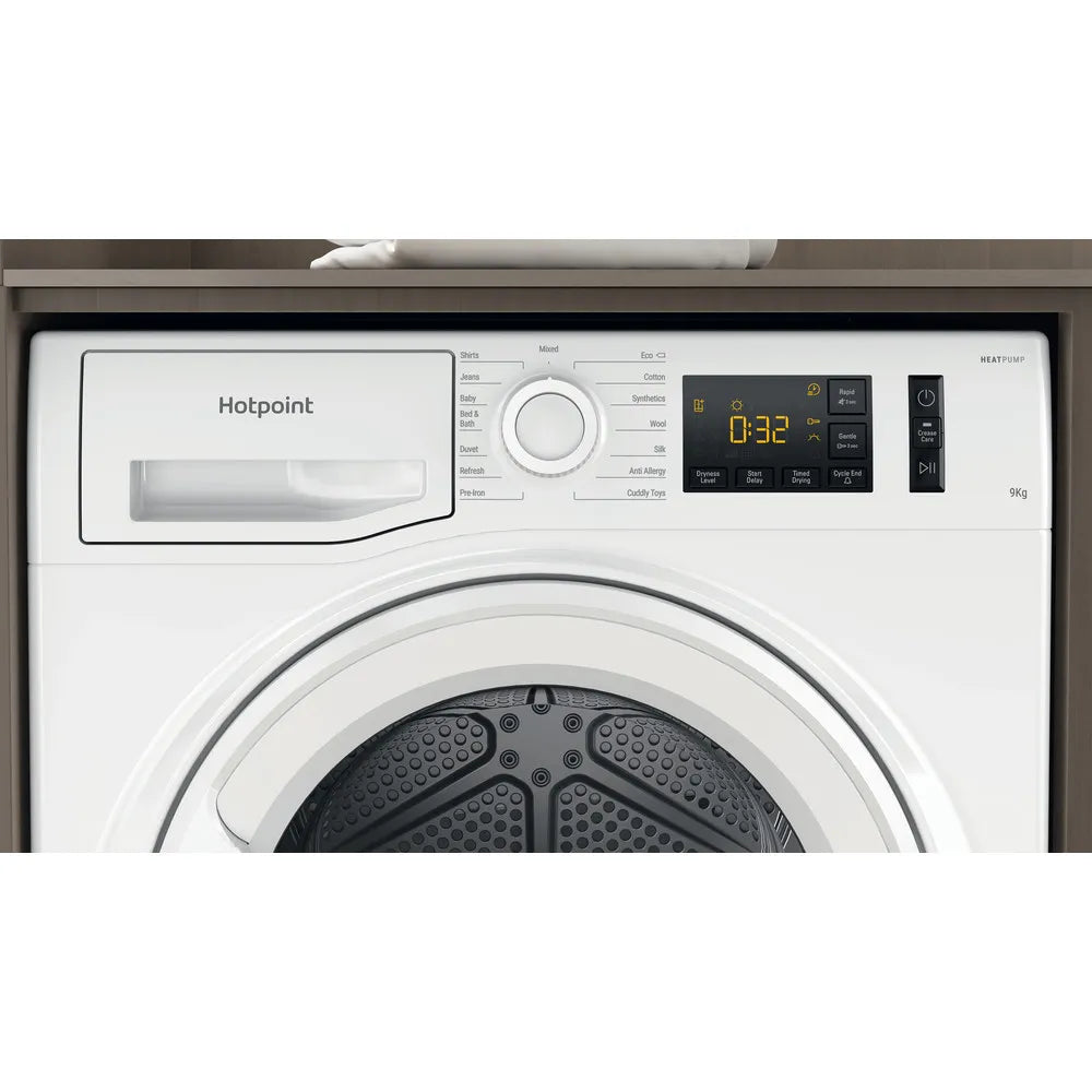 Hotpoint NTM1192UK 9kg Heat Pump Tumble Dryer White