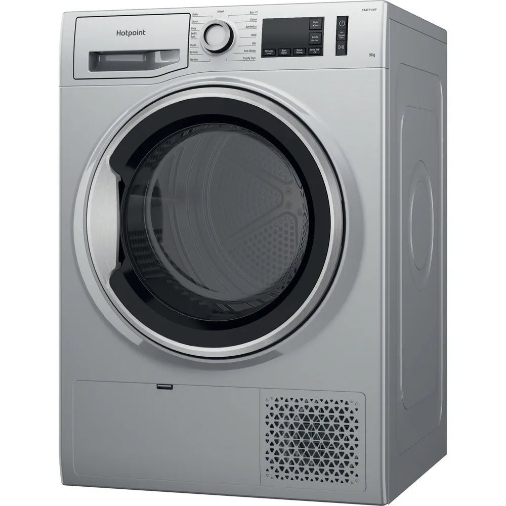 Hotpoint NTM1192SSKUK 9kg Heat Pump Tumble Dryer Silver