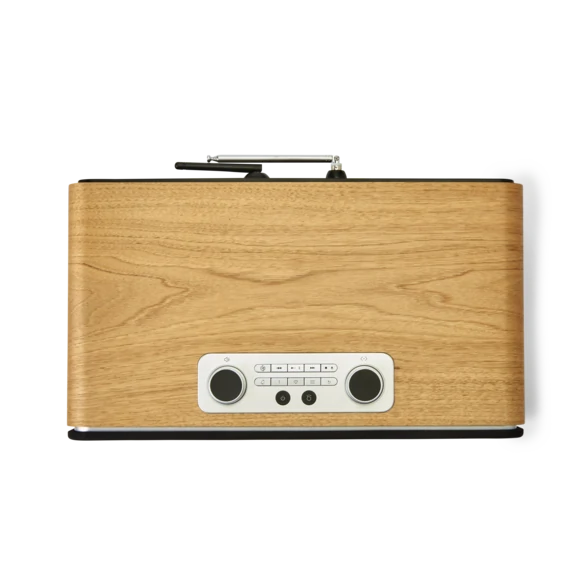 Roberts Stream 67L Bluetooth Sound System with CD Player and Internet DAB+ Radio - Natural Wood Ex-Display Clearance