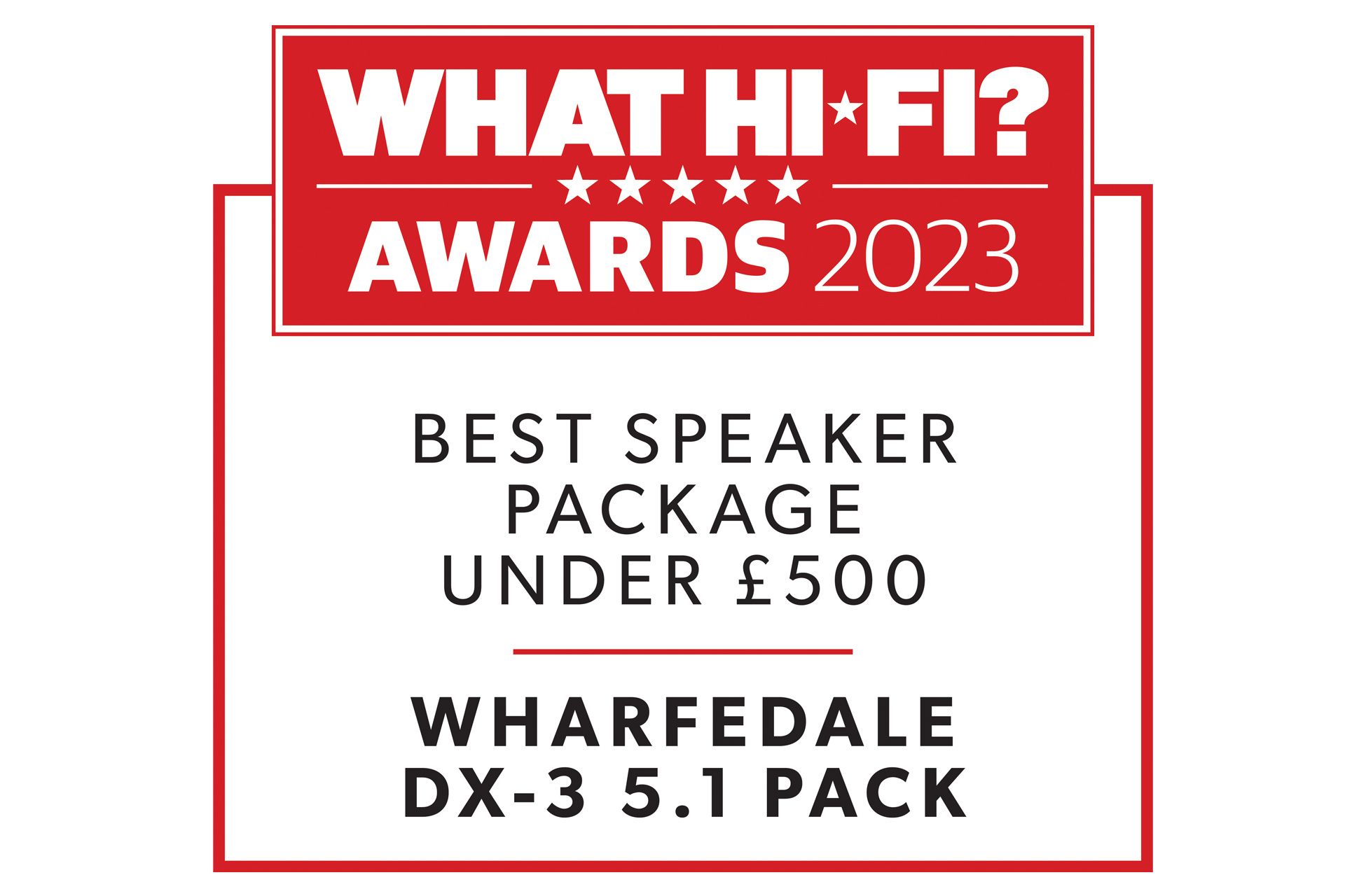 Wharfedale DX-3 HCP 5.1 Speaker Package Black