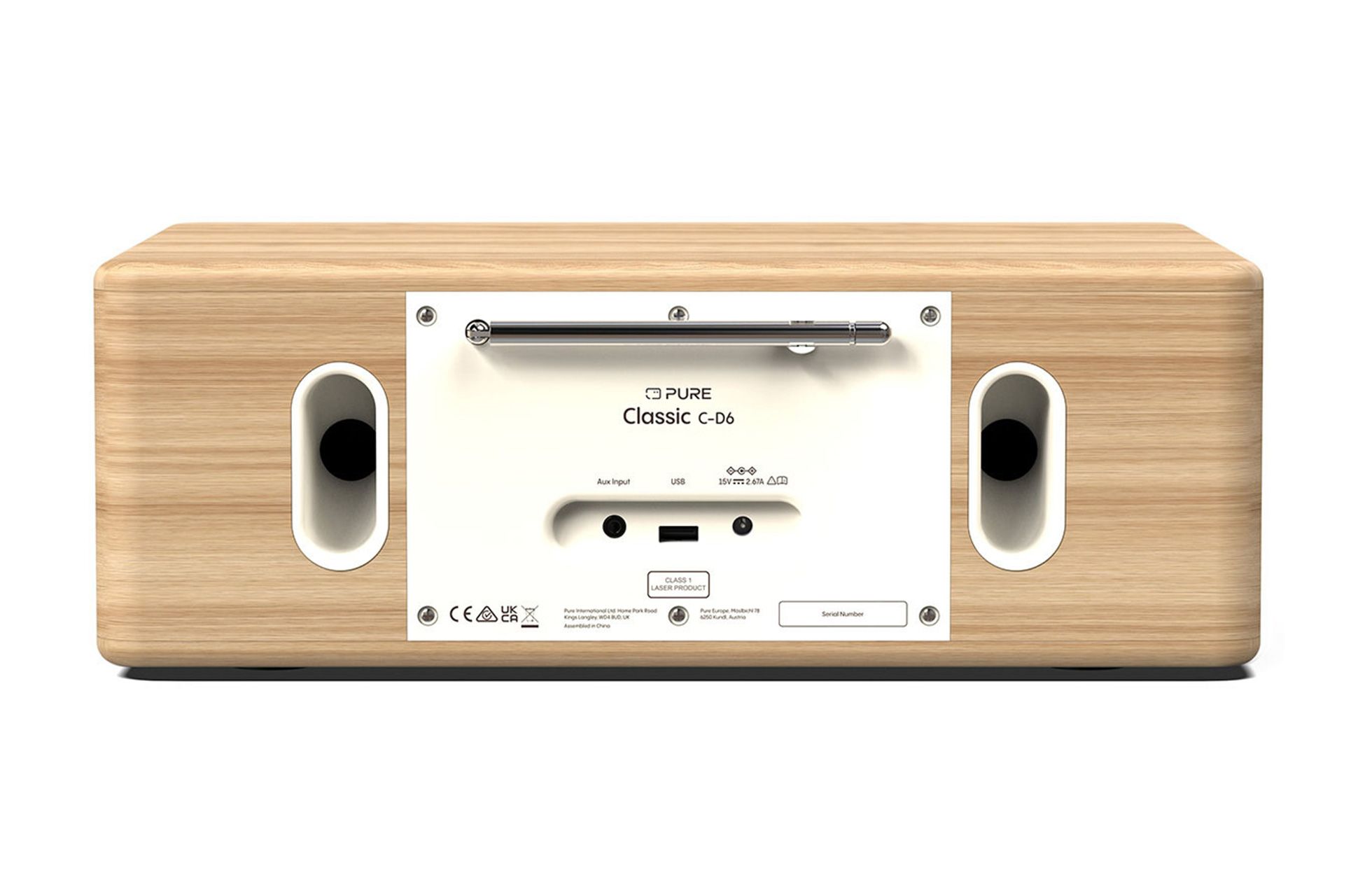 Pure Classic C-D6 DAB+ FM Radio with Bluetooth CD Player Cotton White