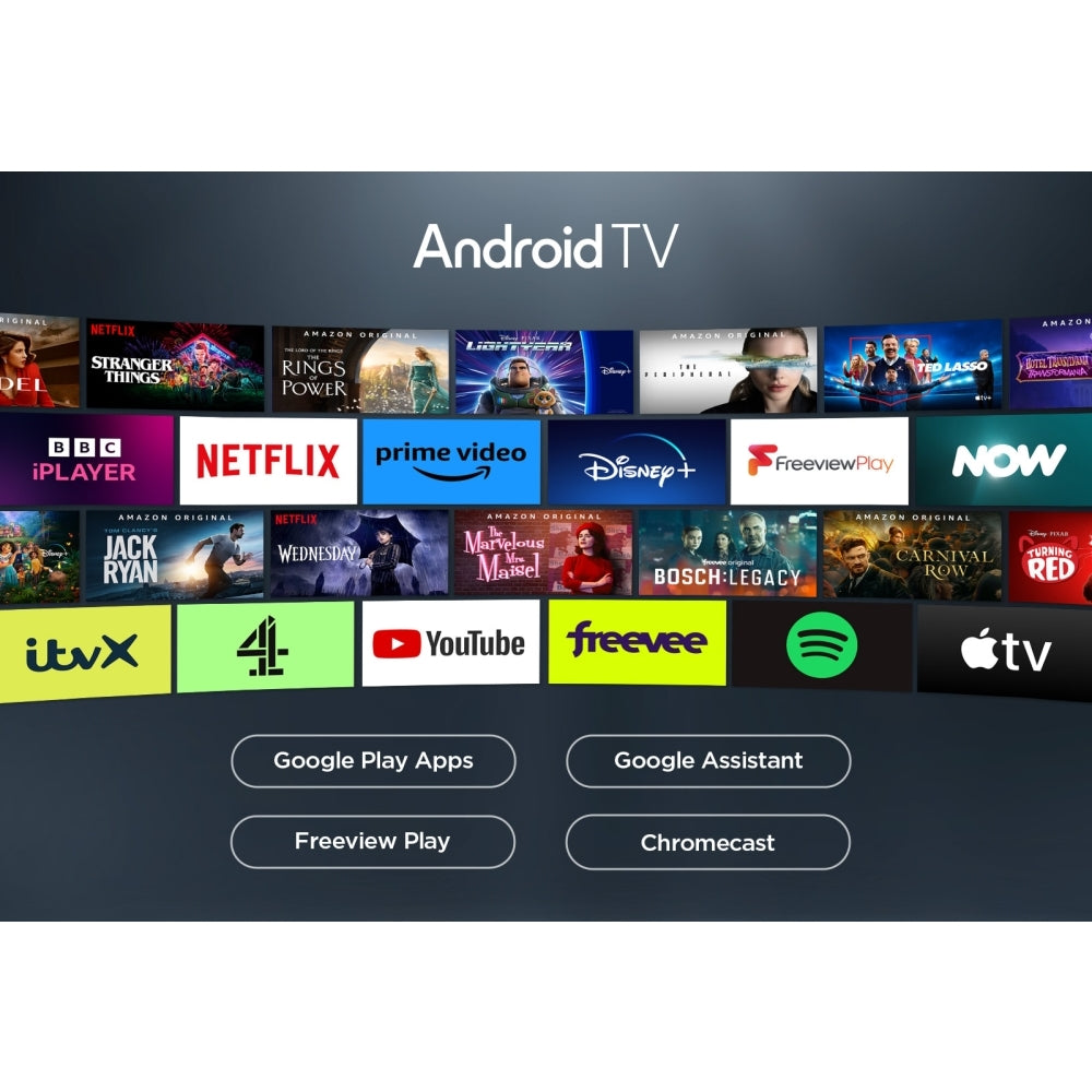 TCL 43C655K 43 Inch C655K 4K QLED UHD HDR Smart Android TV 2024