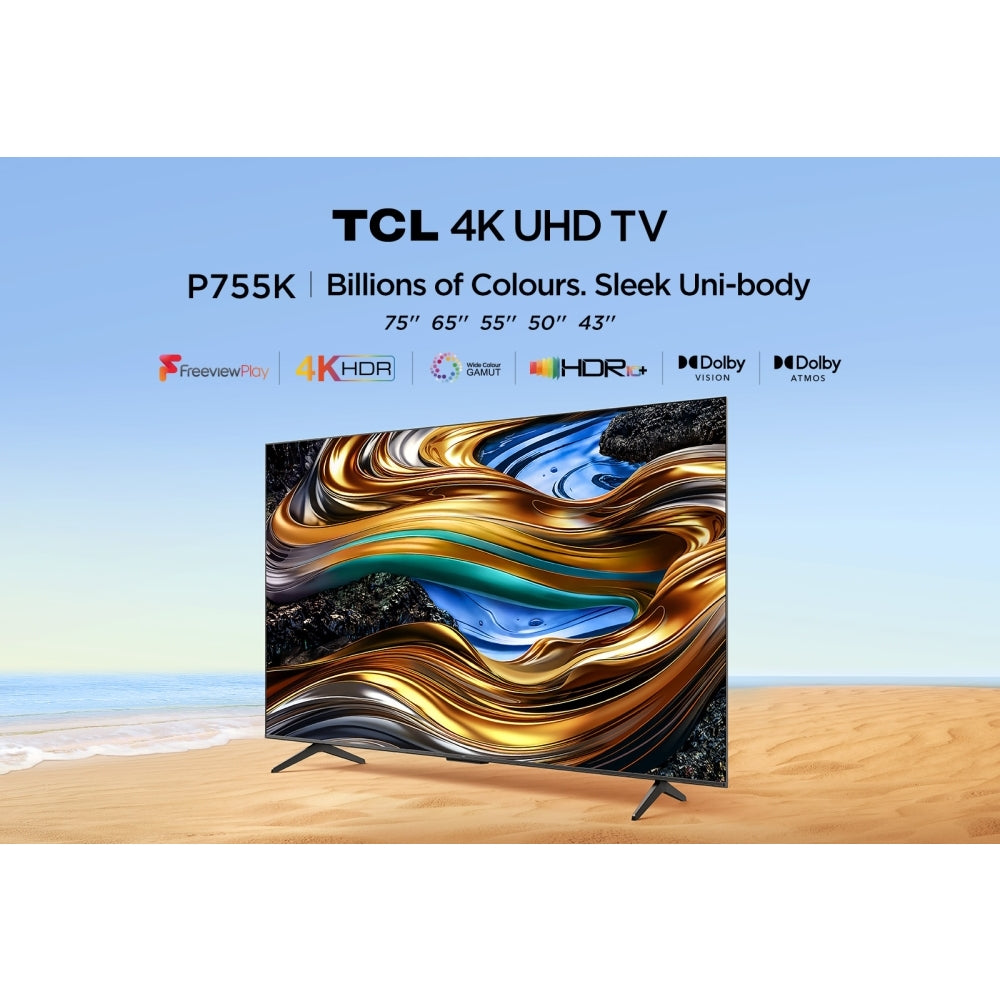 TCL 43P755K 43 Inch P755K 4K UHD HDR LED Smart Android TV 2024