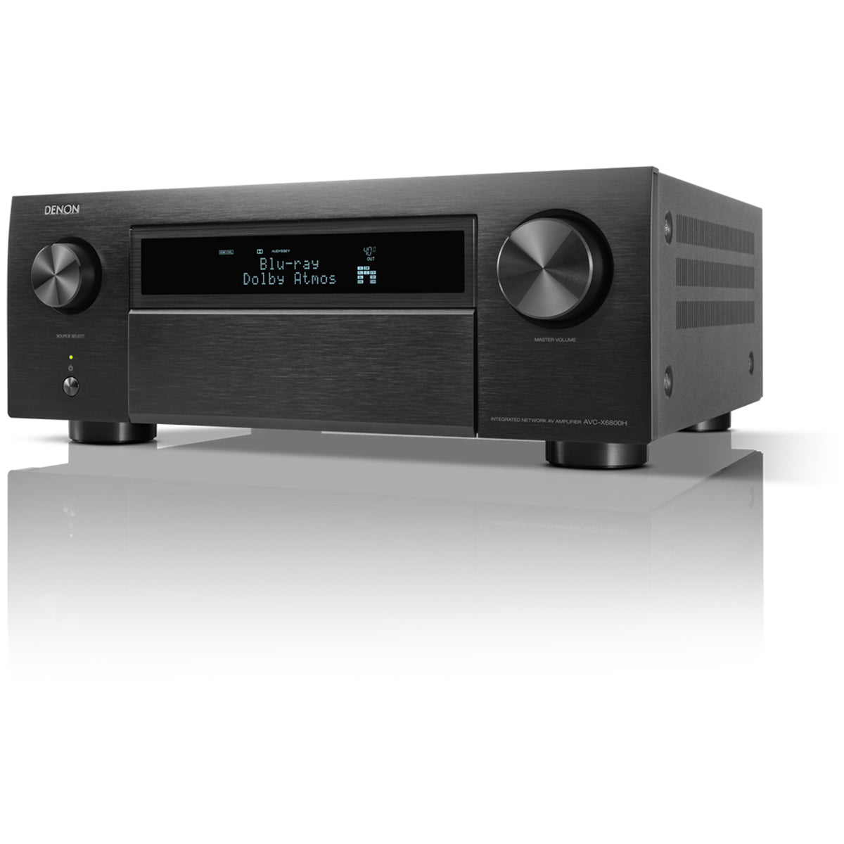 Denon AVC-X6800H 11.4ch 8K AV Amplifier with 3D Audio Dolby Atmos HEOS Built-in Black