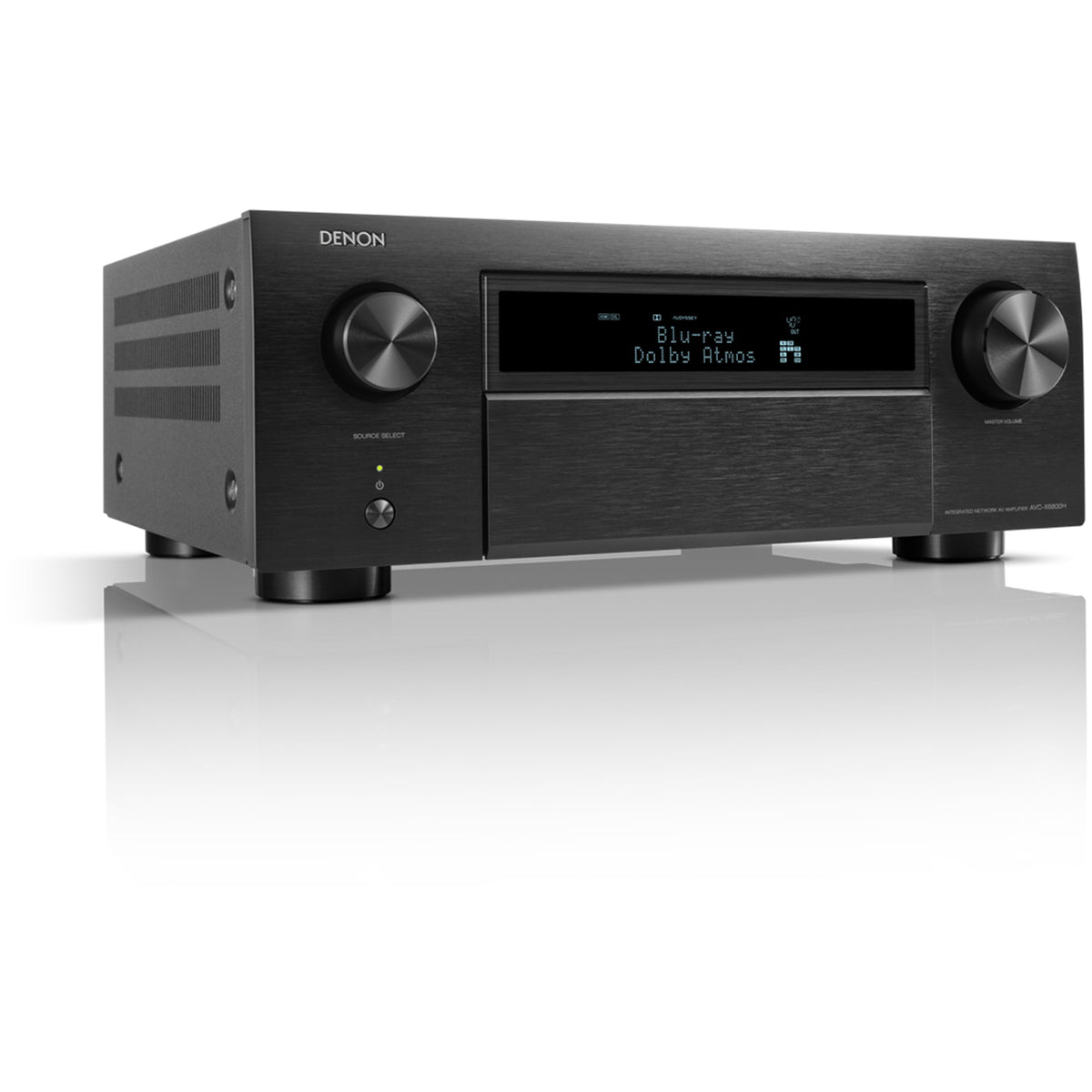 Denon AVC-X6800H 11.4ch 8K AV Amplifier with 3D Audio Dolby Atmos HEOS Built-in Black