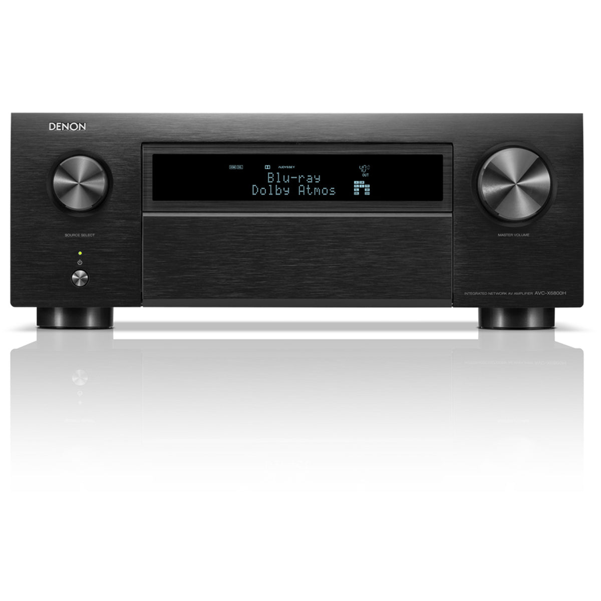 Denon AVC-X6800H 11.4ch 8K AV Amplifier with 3D Audio Dolby Atmos HEOS Built-in Black