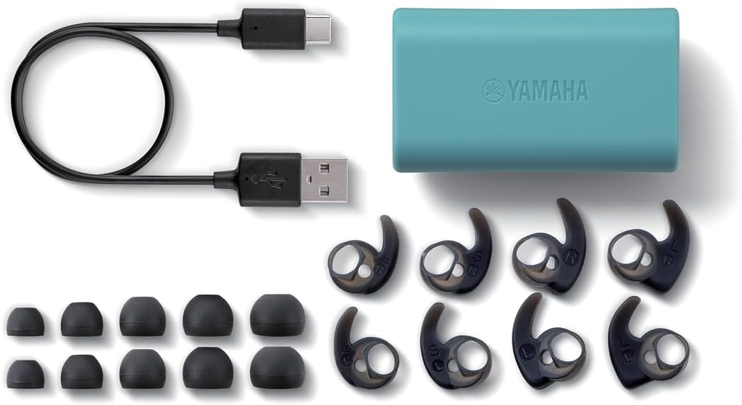 Yamaha TW-ES5A True Sound Wireless Earbuds Green