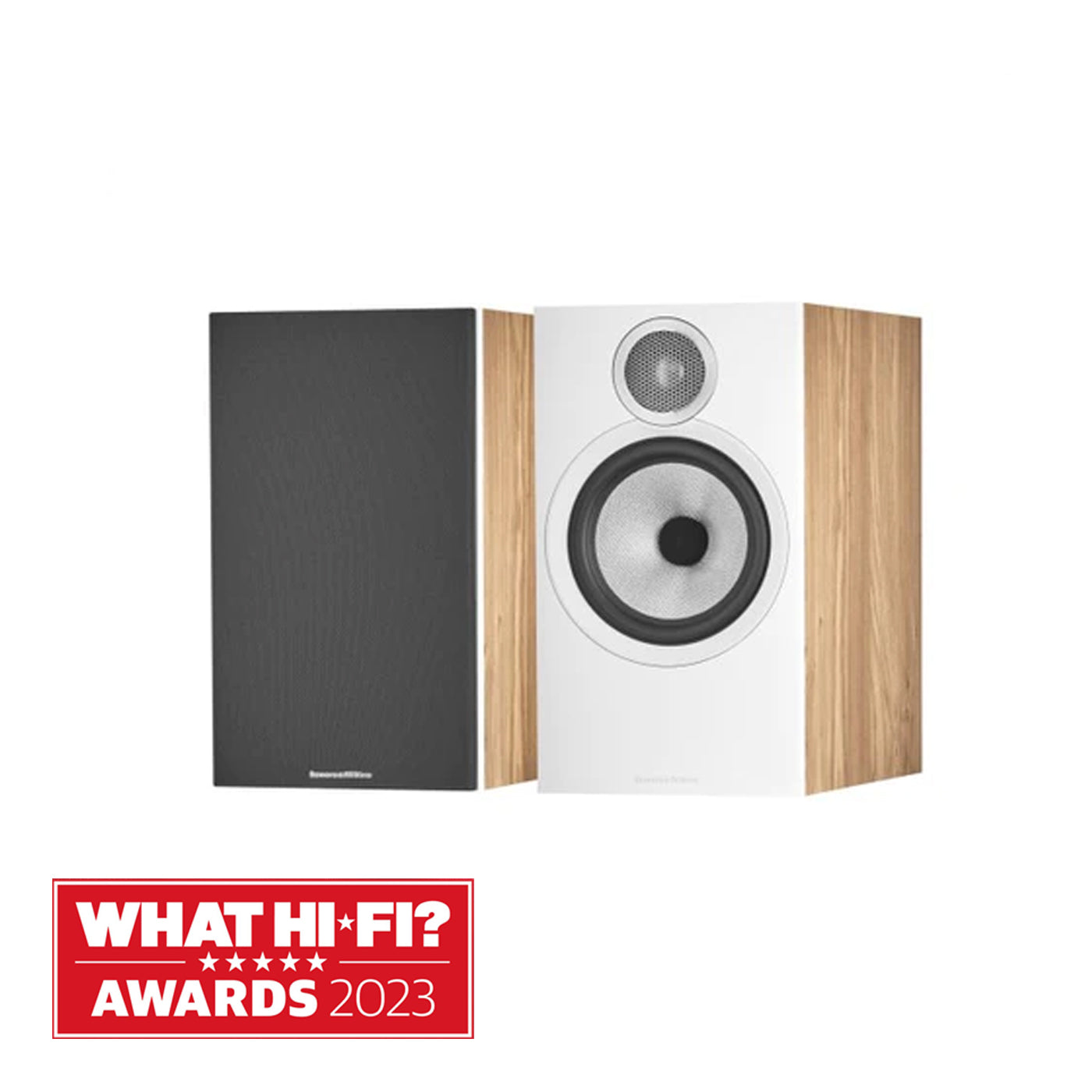 Bowers & Wilkins 606 S3 Standmount Speakers Pair Oak