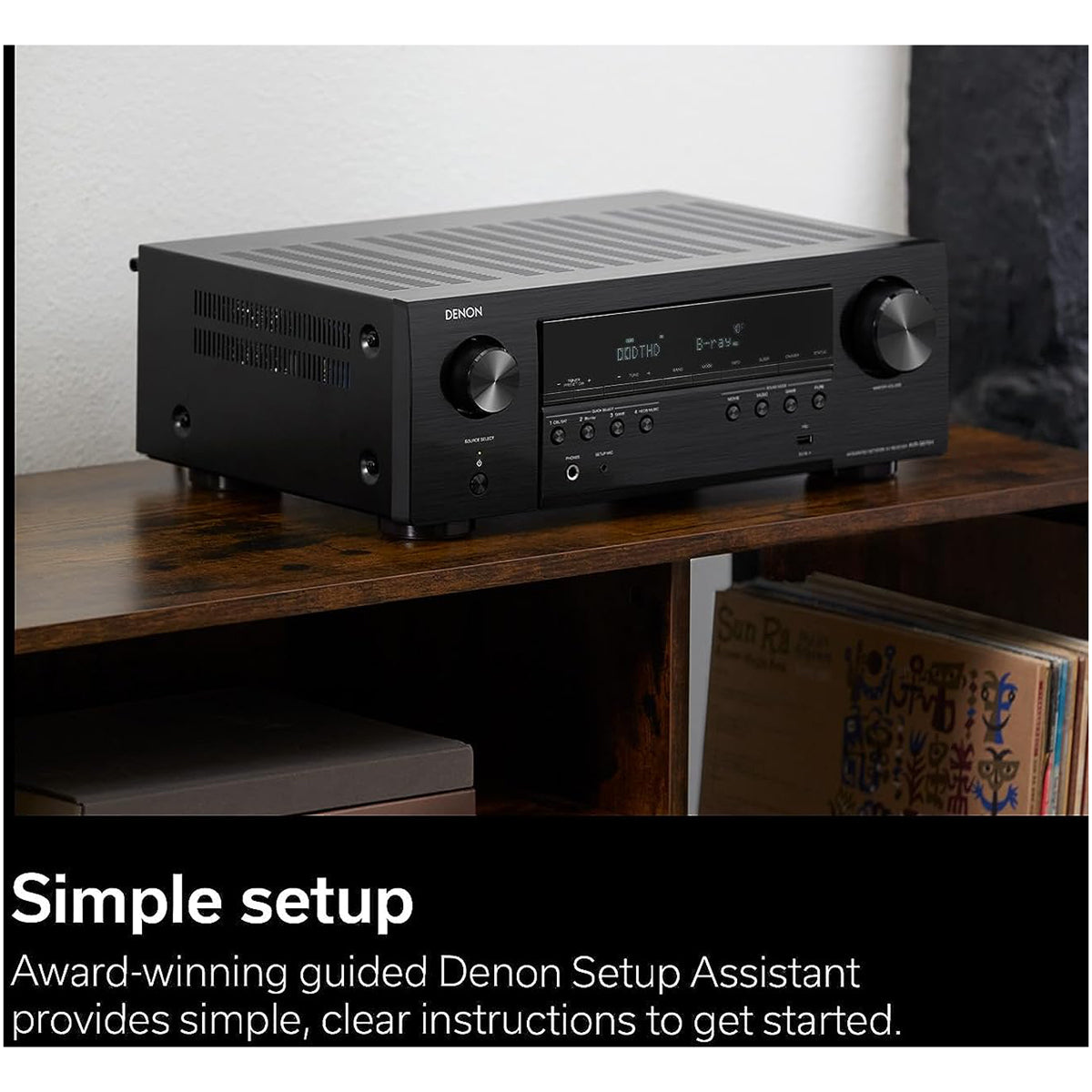 Denon AVR-S670H 5.2 Ch 135W 8K with HEOS Built-in AV Receiver