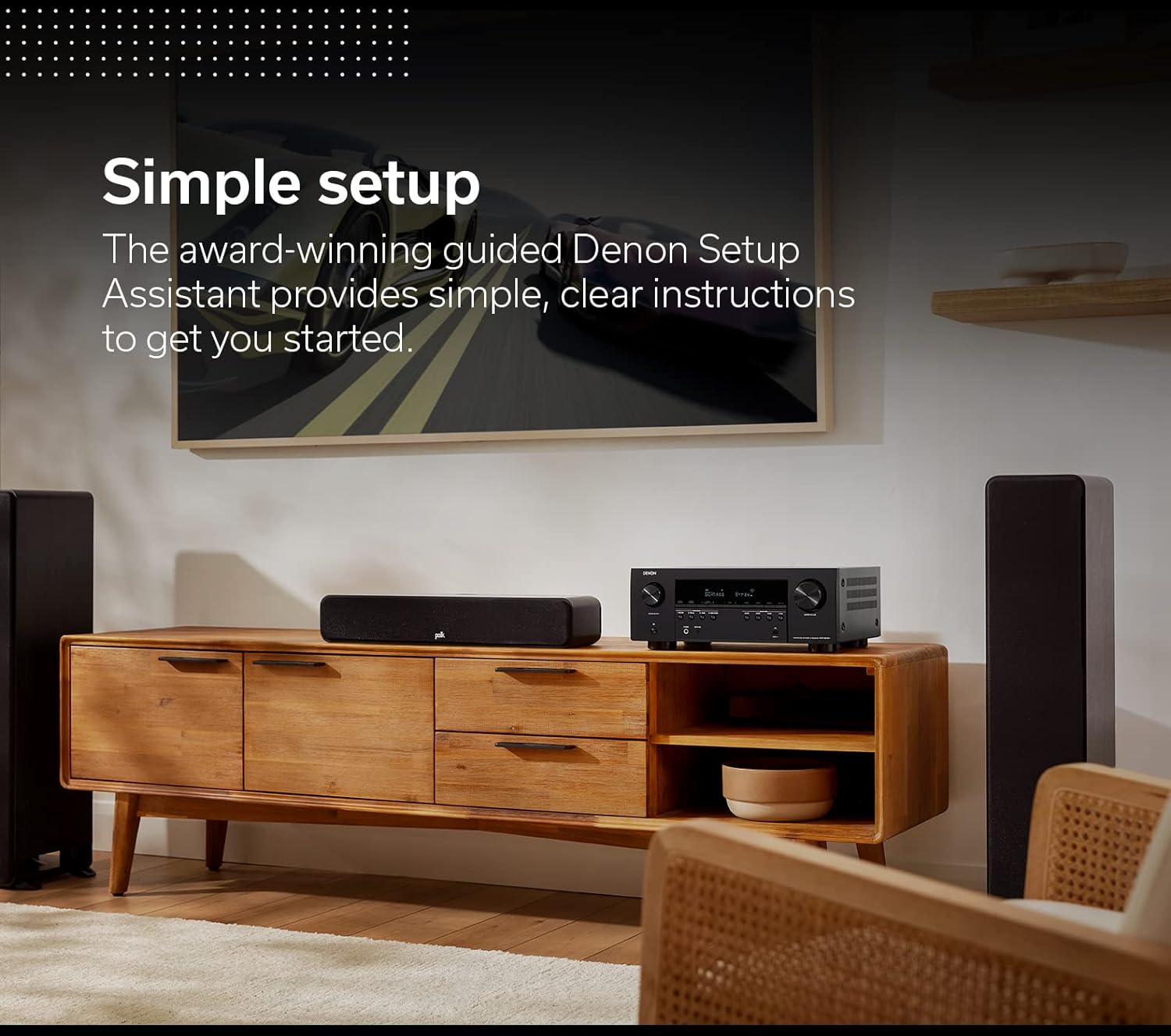 DENON AVR-S970H 7.2 Ch 185W 8K with HEOS Built-in AV Receiver