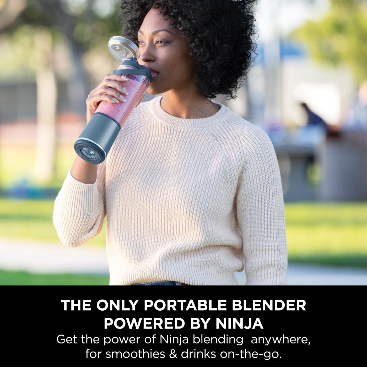 Ninja Blast Cordless Portable Blender Denim Blue BC151UKNV