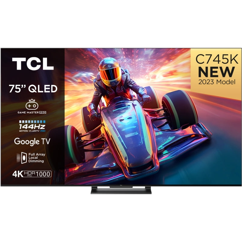 TCL 75C745K 75 Inch C745K 4K QLED UHD HDR Smart Google TV 2024