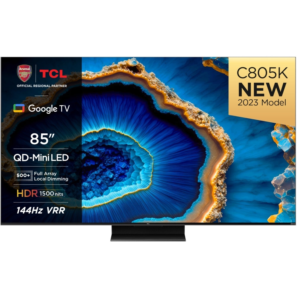 TCL 85C805K 85 Inch C805K 4K UHD HDR QLED Mini LED Smart Google TV 2024