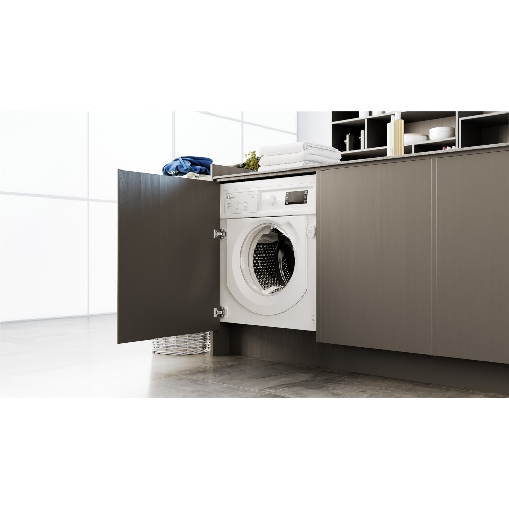 Hotpoint BIWMHG81485UK Integrated 8kg 1400 Spin Washing Machine