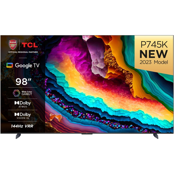TCL 98P745K 98 Inch P74K 4K Ultra HD HDR LED Smart Google TV 2024