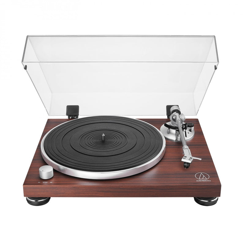 Audio Technica ATLPW50BTRW Turntable Bluetooth Manual Belt Drive Wood Base Rosewood Ex-Display Clearance