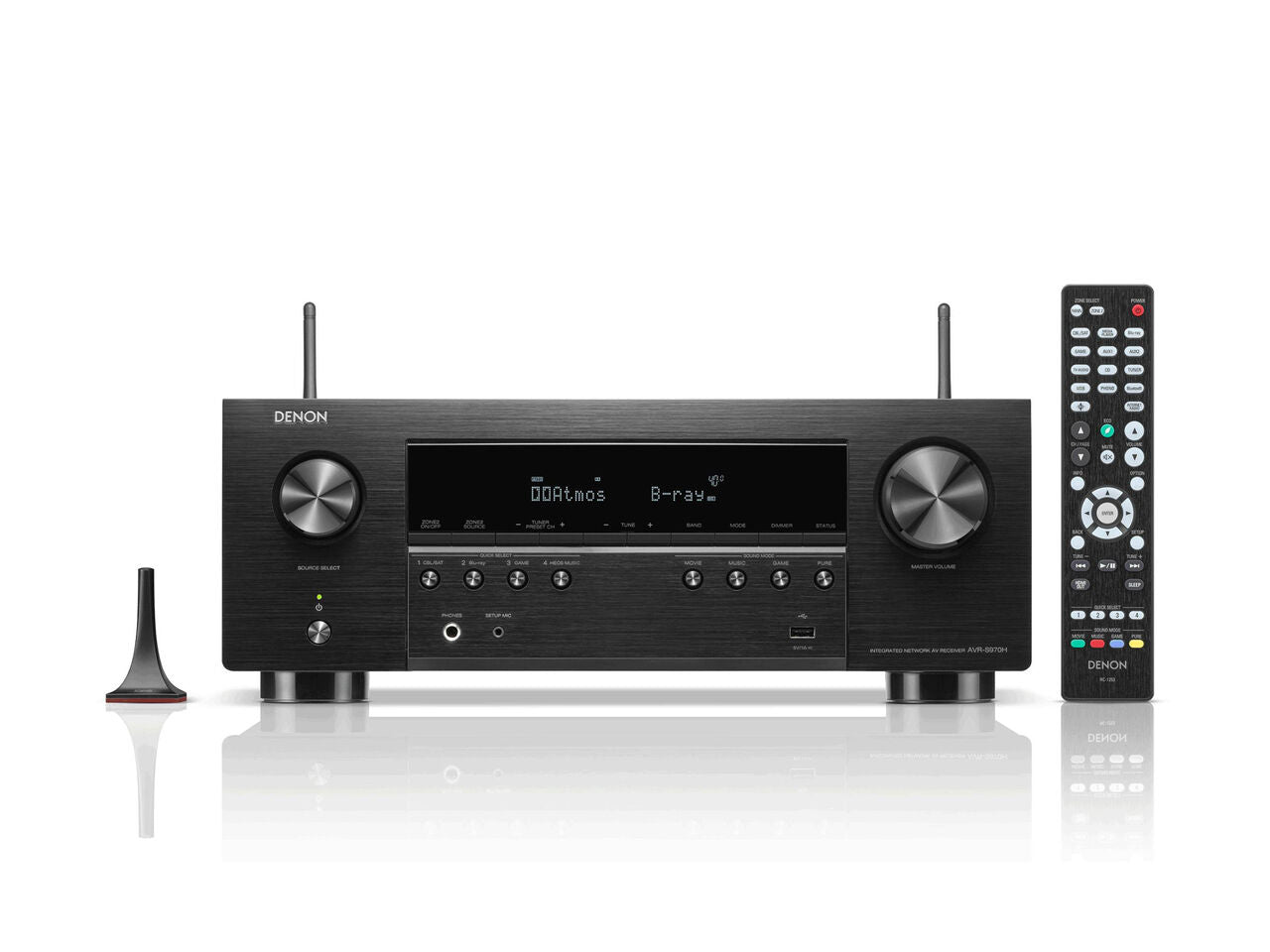 DENON AVR-S970H 7.2 Ch 185W 8K with HEOS Built-in AV Receiver