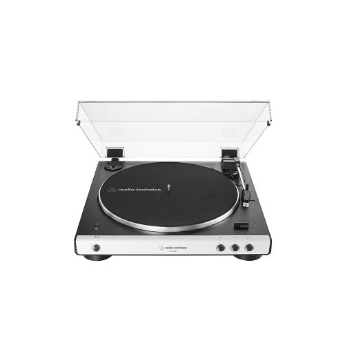 Audio Technica ATLP60XBT Fully Automatic Bluetooth Wireless Belt-Drive Stereo Turntable White Ex-Display Clearance