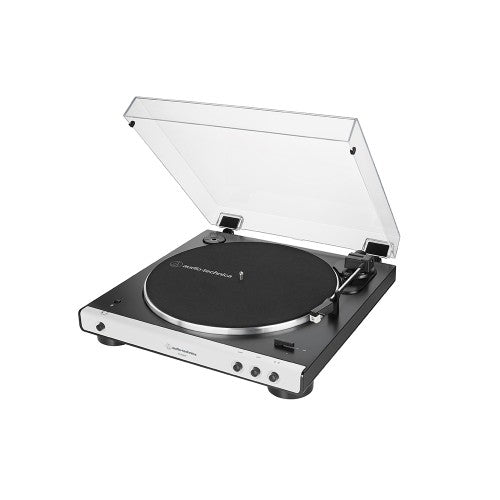 Audio Technica ATLP60XBT Fully Automatic Bluetooth Wireless Belt-Drive Stereo Turntable White Ex-Display Clearance