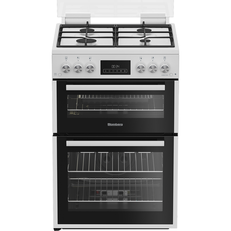 Blomberg GGRN655W 60cm Freestanding Double Oven Gas Cooker White