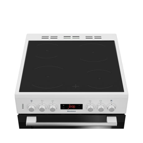 Blomberg HKN65W 60cm Electric Double Oven with Ceramic Hob White