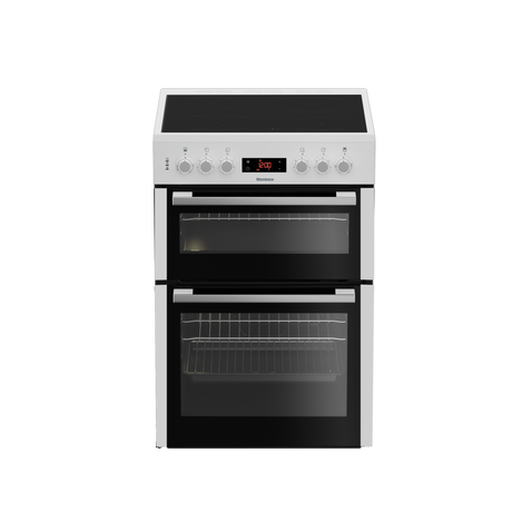 Blomberg HKN65W 60cm Electric Double Oven with Ceramic Hob White