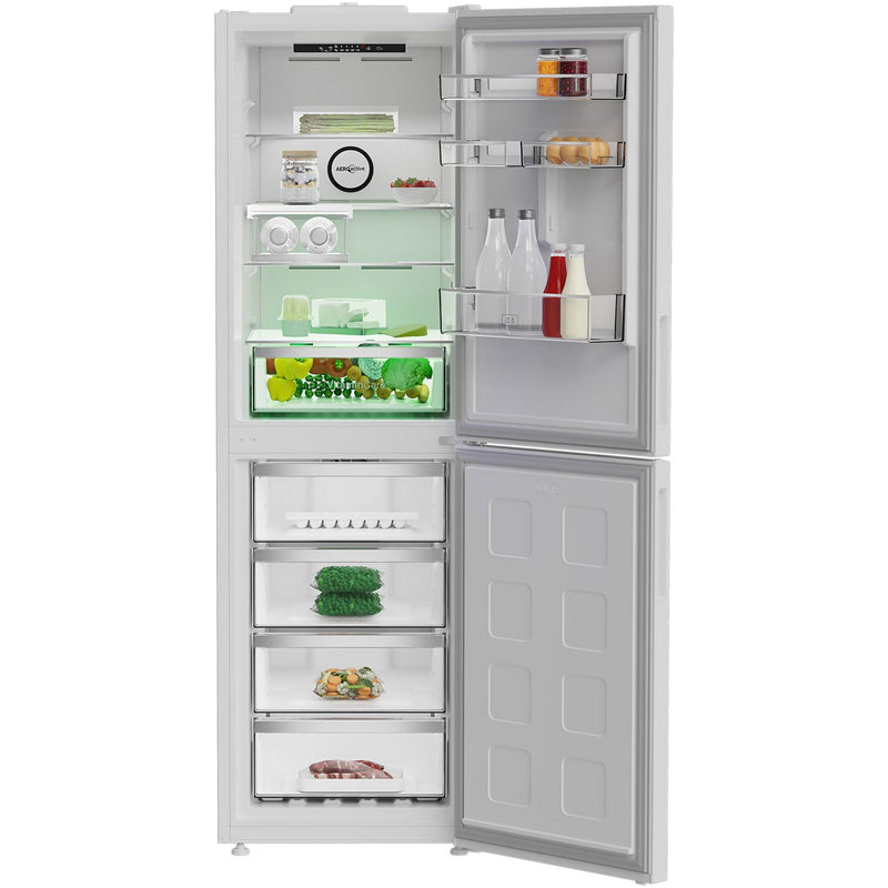 Blomberg KND24692V 60cm Total No Frost Combi Fridge Freezer White